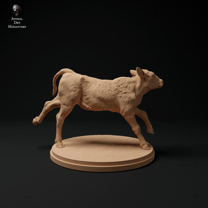 Photo de produit Figurine d'animal Diorama, modélisme : 0 : Figurine d'animal de ferme : veau courant - Vache Red Devon