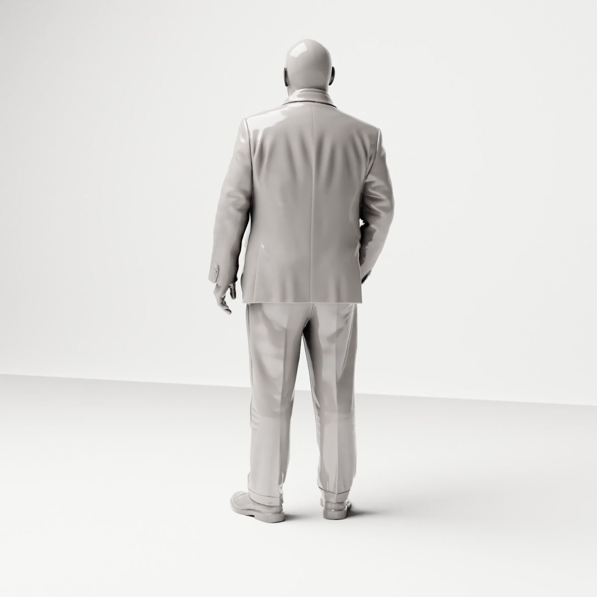 Figur debout : homme d’affaires en costume (réf. n° 508) - vue complète en studio 4