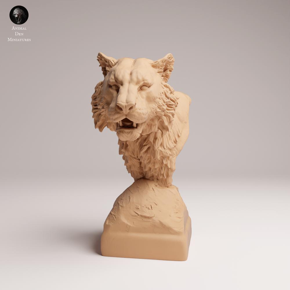 Photo produit 2 : figurine animale sauvage : tigre de Sumatra - buste (25_03_08)