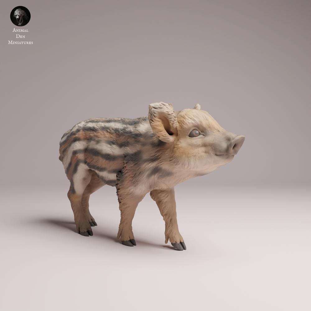 Photo du produit Tabletop 28mm Lord of the Print (LotP) 3 : figurine animale sauvage : marcassin (26_07_01)