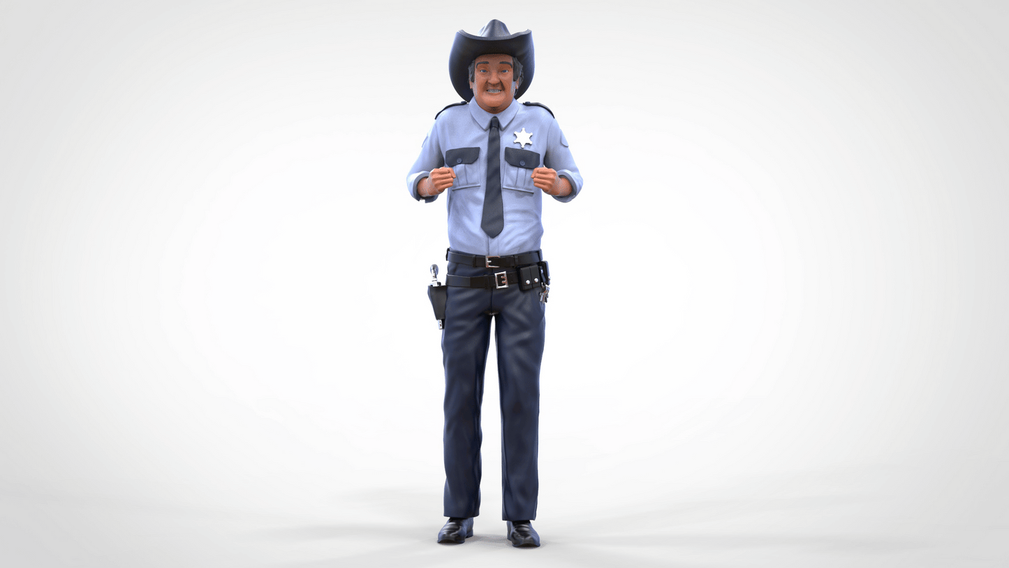 Produktfoto Diorama und Modellbau Miniatur Figur: Sheriff