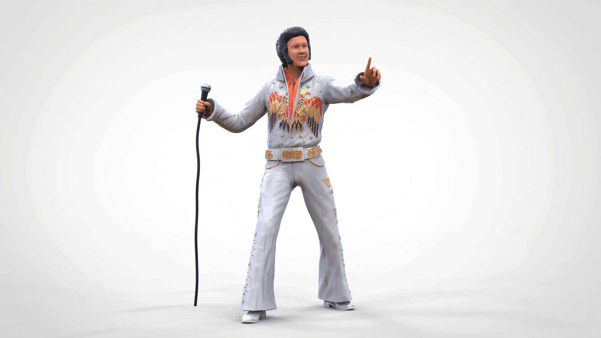 Photo de produit Diorama et modélisme Figurine miniature : Chanteur célèbre