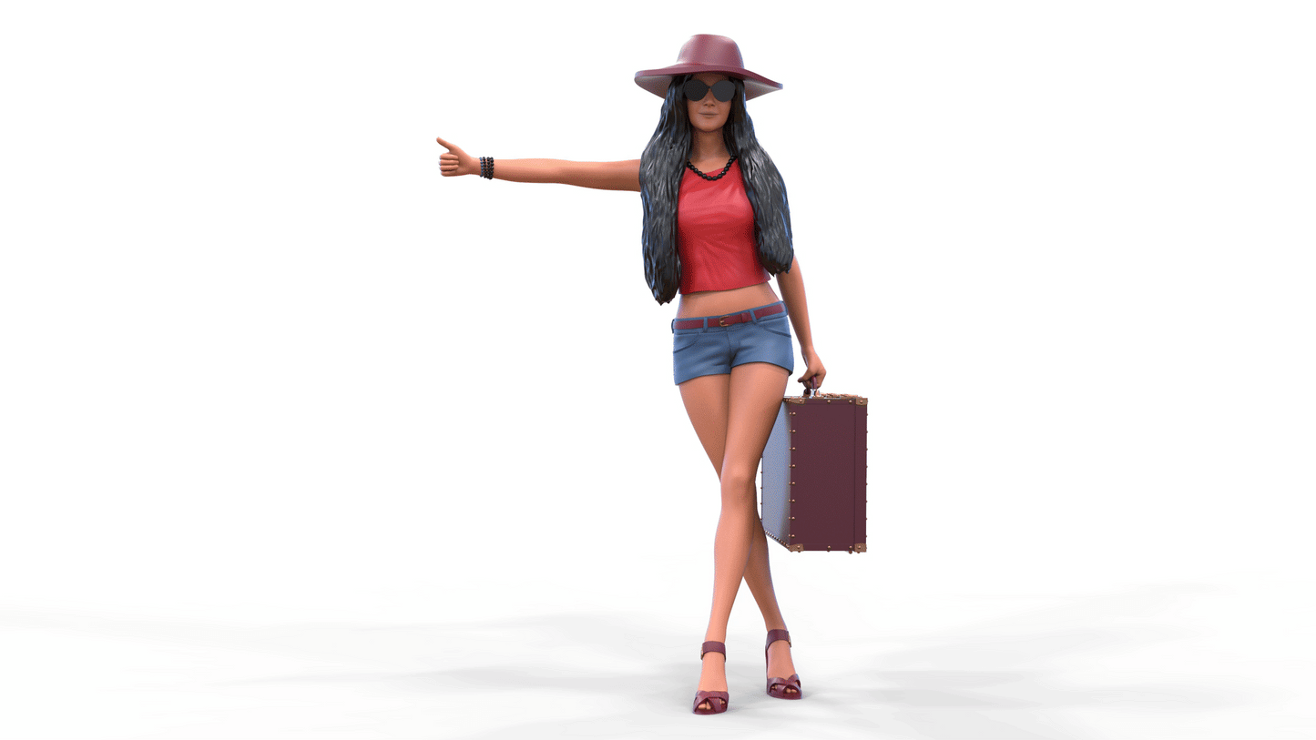 Produktfoto Diorama und Modellbau Miniatur Figur: Tramper