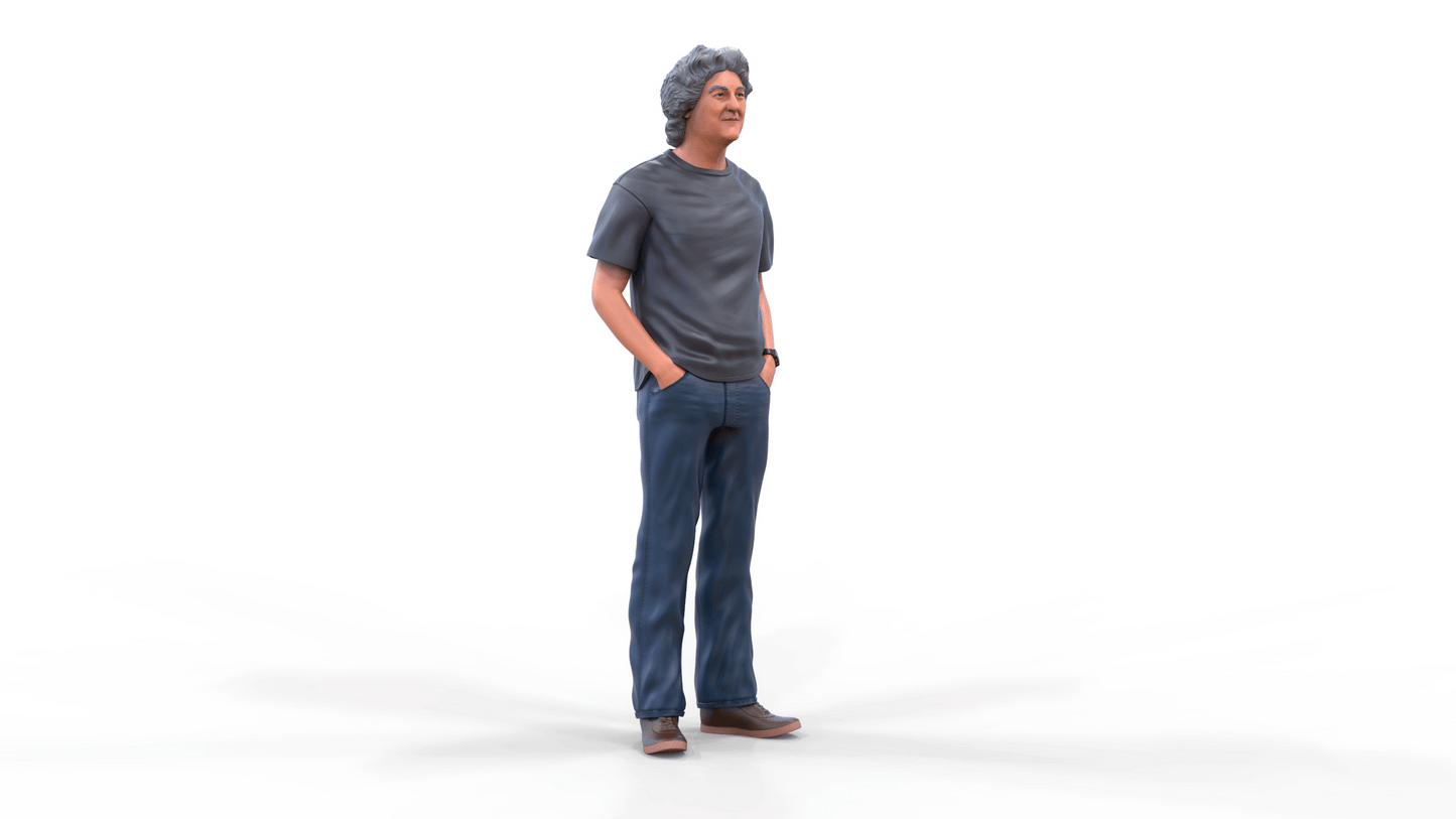 Produktfoto Diorama und Modellbau Miniatur Figur: Gewöhnlicher Mann 3