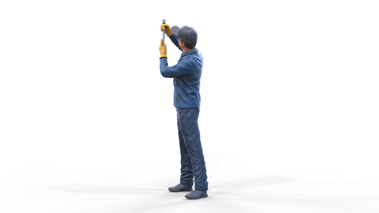 Photo du produit Diorama et modélisme Figurine miniature : Mécanicien en hauteur 1