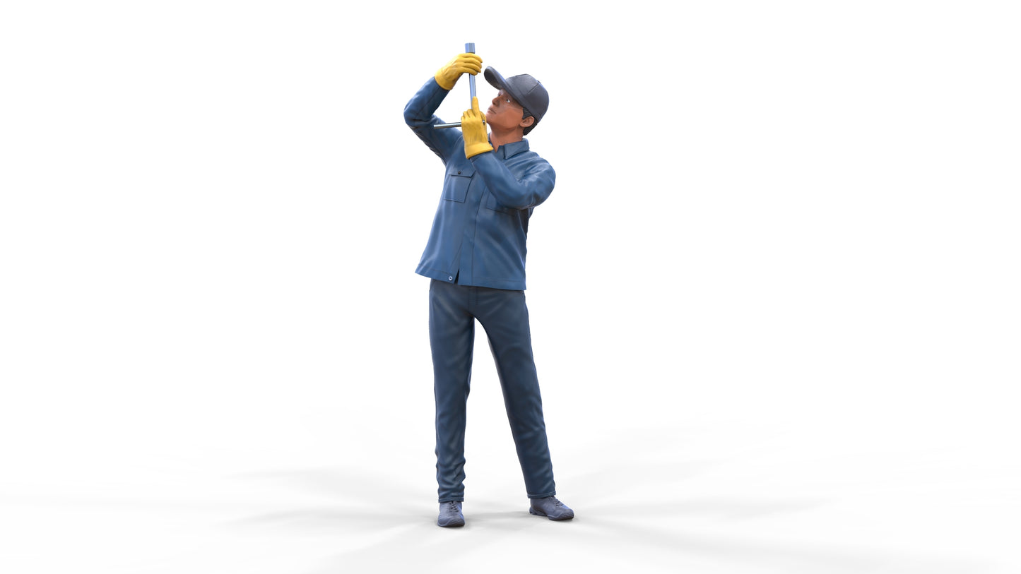 Photo du produit Diorama et modélisme Figurine miniature : Ensemble de mécaniciens, 6 figurines