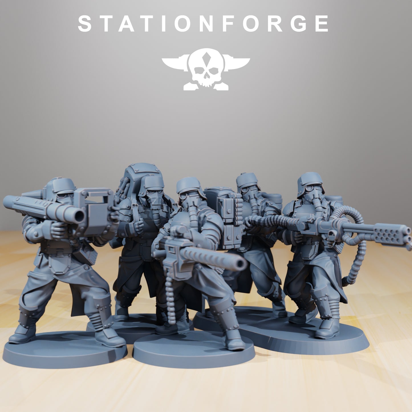 Photo du produit Minis de table 28mm Stationforge : Escouade blindée