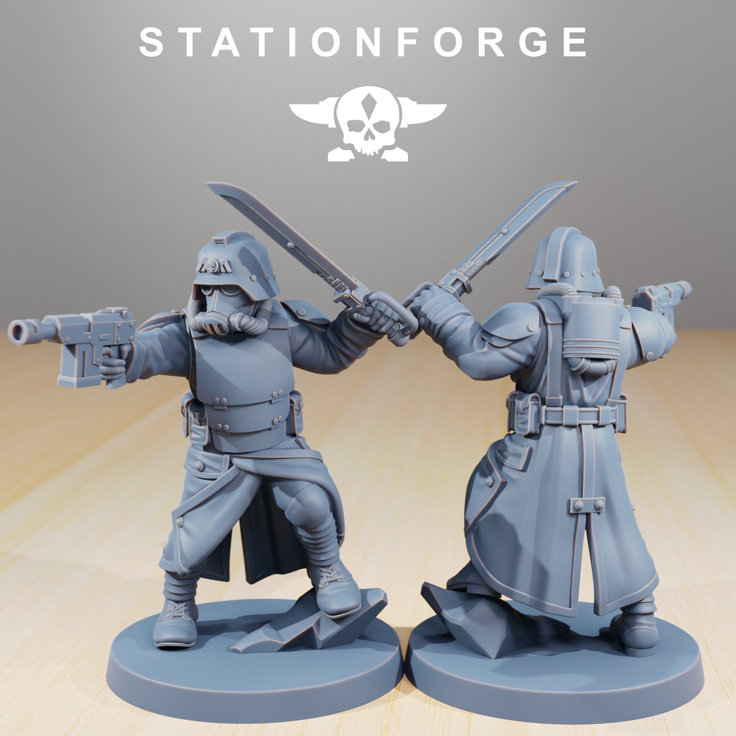 Photo du produit 28mm Tabletop Minis Stationforge : Force de Commandement