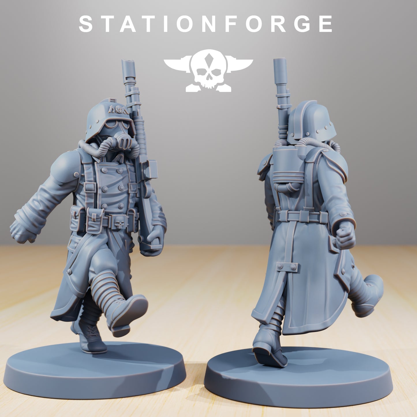 Photo du produit 28mm Tabletop Minis Stationforge : Postures de marche