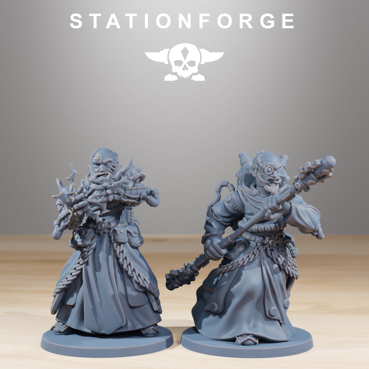 Photo du produit 28mm Tabletop Minis Stationforge : Prêcheurs Forager