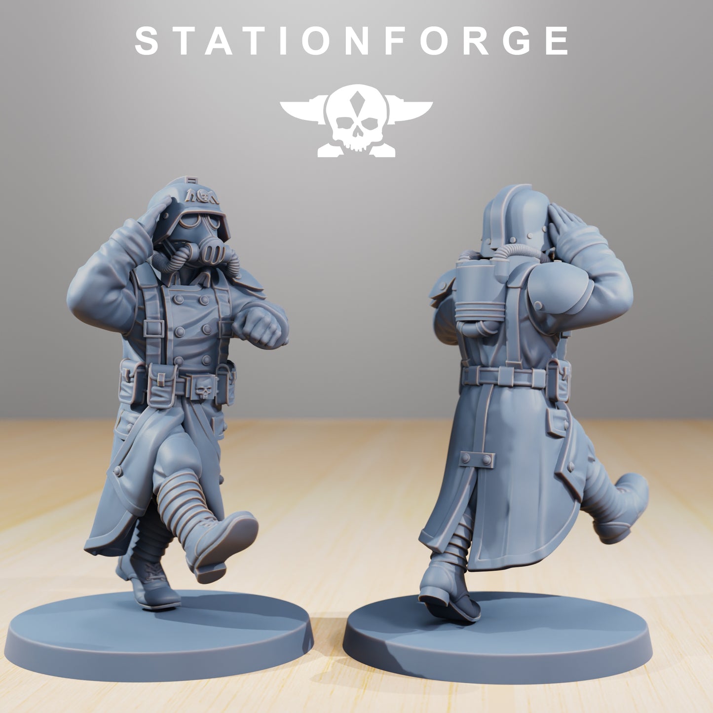 Photo du produit 28mm Tabletop Minis Stationforge : Postures de marche