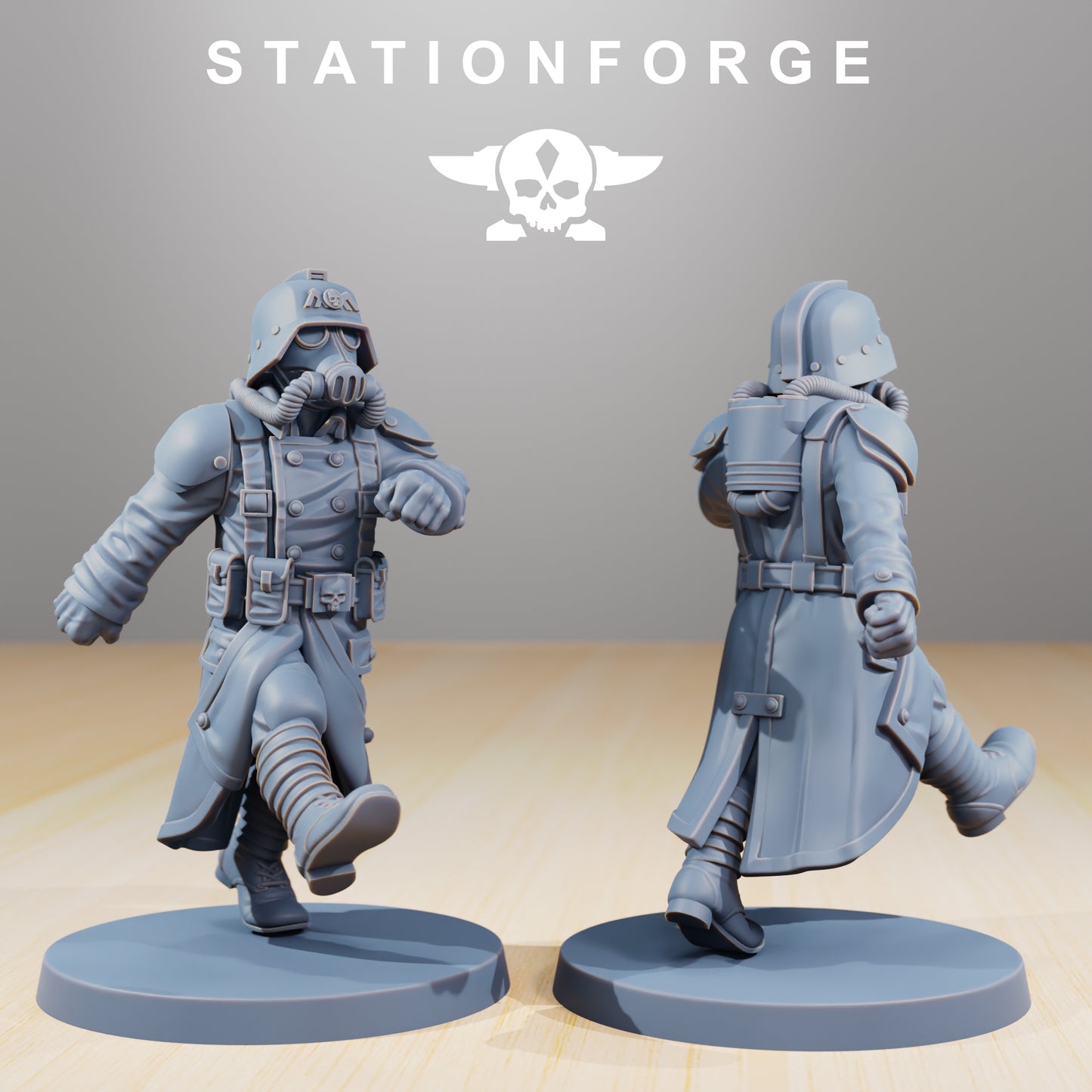 Photo du produit 28mm Tabletop Minis Stationforge : Postures de marche