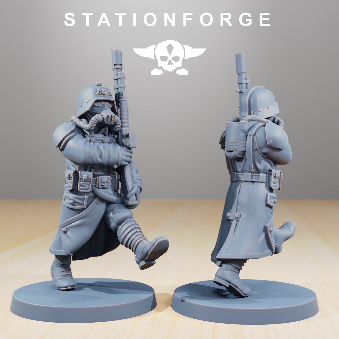 Photo du produit 28mm Tabletop Minis Stationforge : Postures de marche