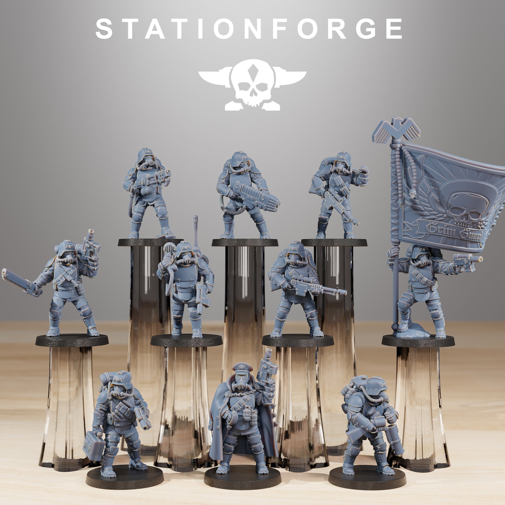 Photo du produit 28mm Tabletop Minis Stationforge : Ironclads