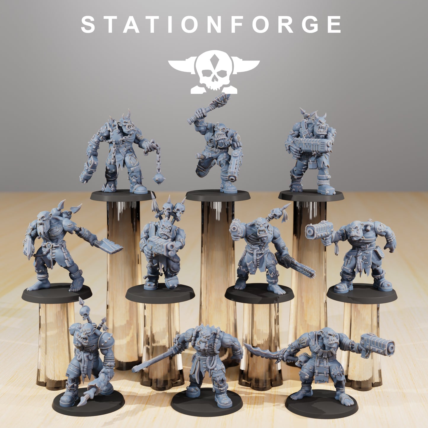 Photo du produit 28mm Tabletop Minis Stationforge : Plague Spreadaz