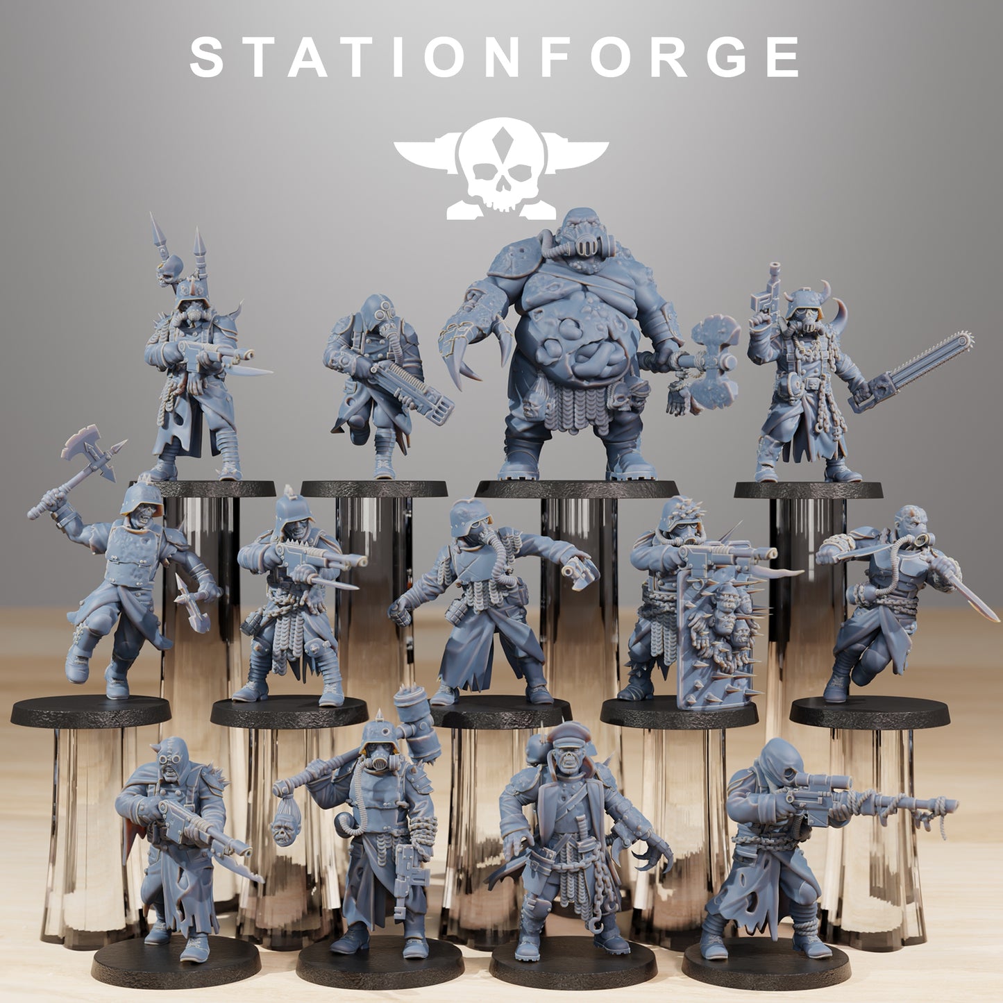Photo du produit Minis Tabletop 28mm Stationforge : Garde Corrompue