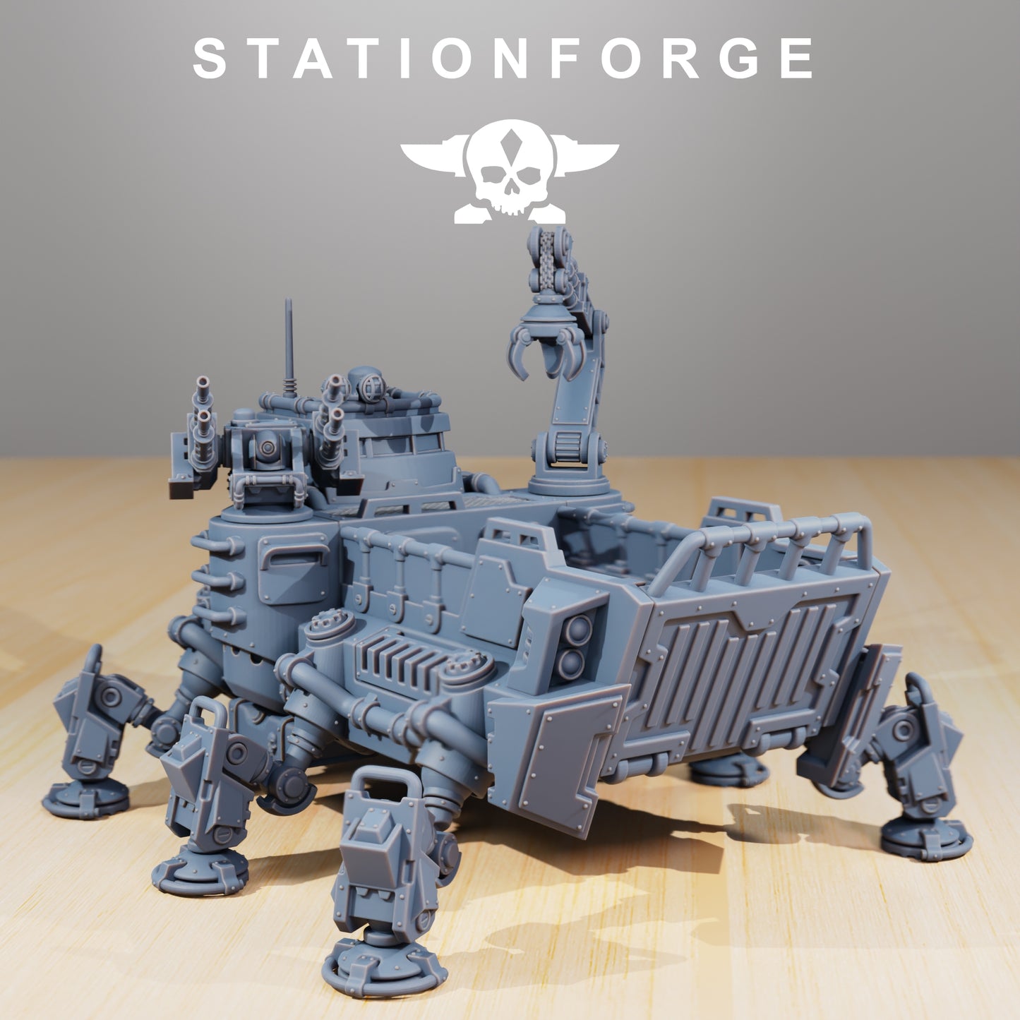 Photo du produit 28mm Tabletop Minis Stationforge : Tank de transport