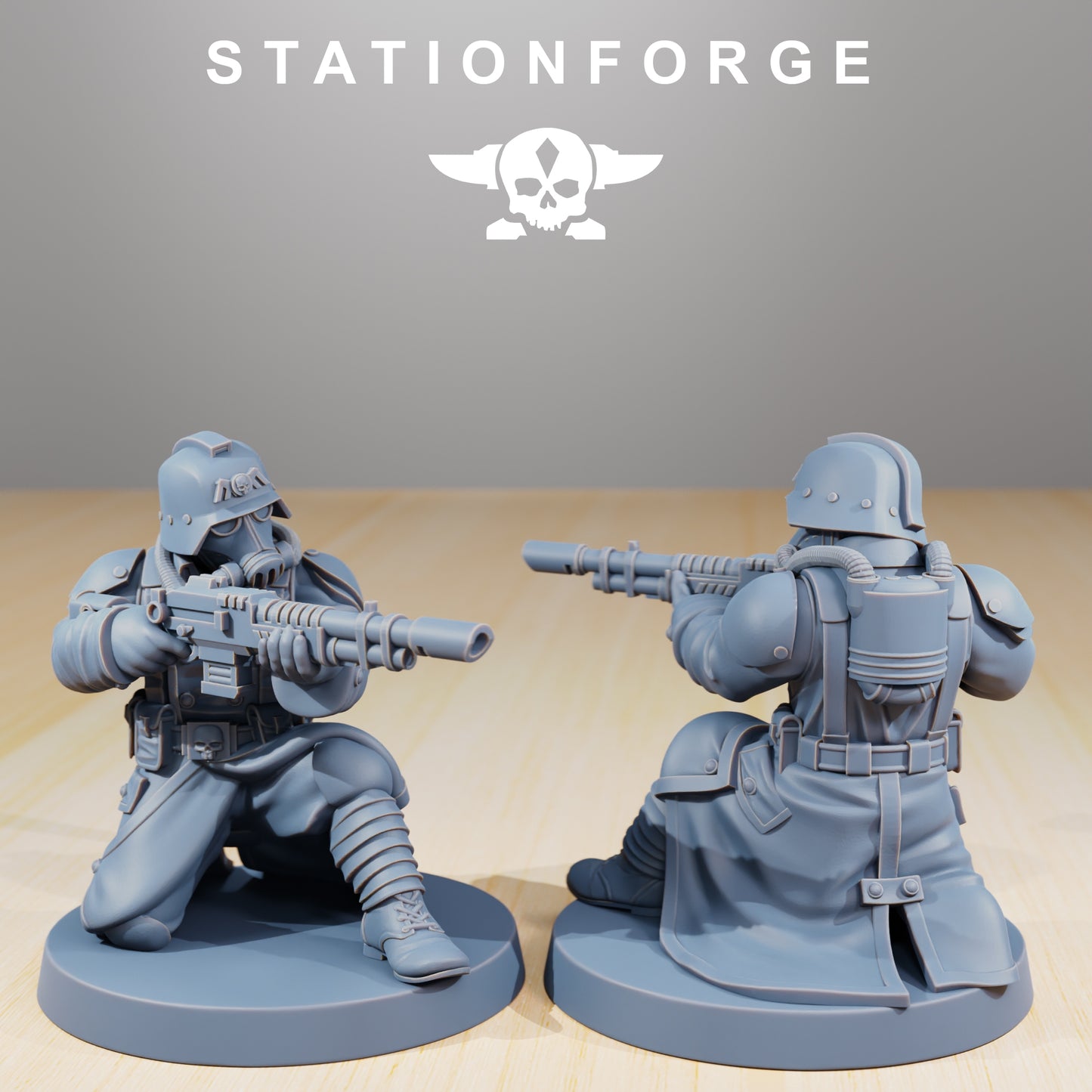 Photo du produit 28mm Tabletop Minis Stationforge : Force de Commandement