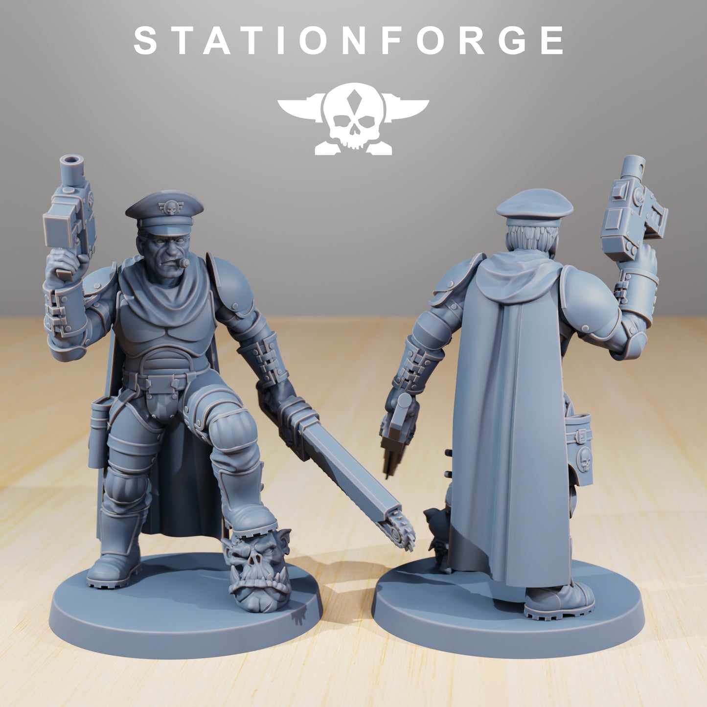 Photo du produit 28mm Tabletop Minis Stationforge : Chasseurs Orkaz