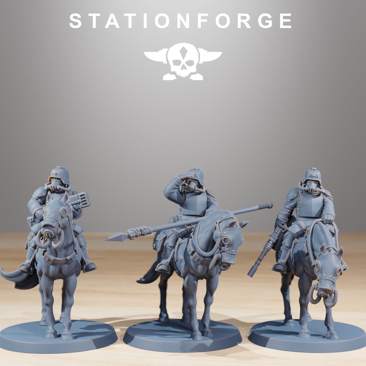 Photo du produit 28mm Tabletop Minis Stationforge : Cavalerie