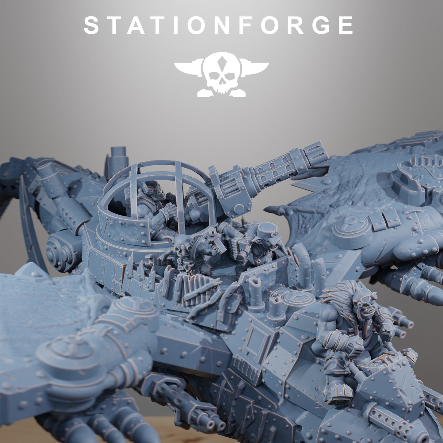 Photo du produit 28mm Tabletop Minis Stationforge : Ork Bomba