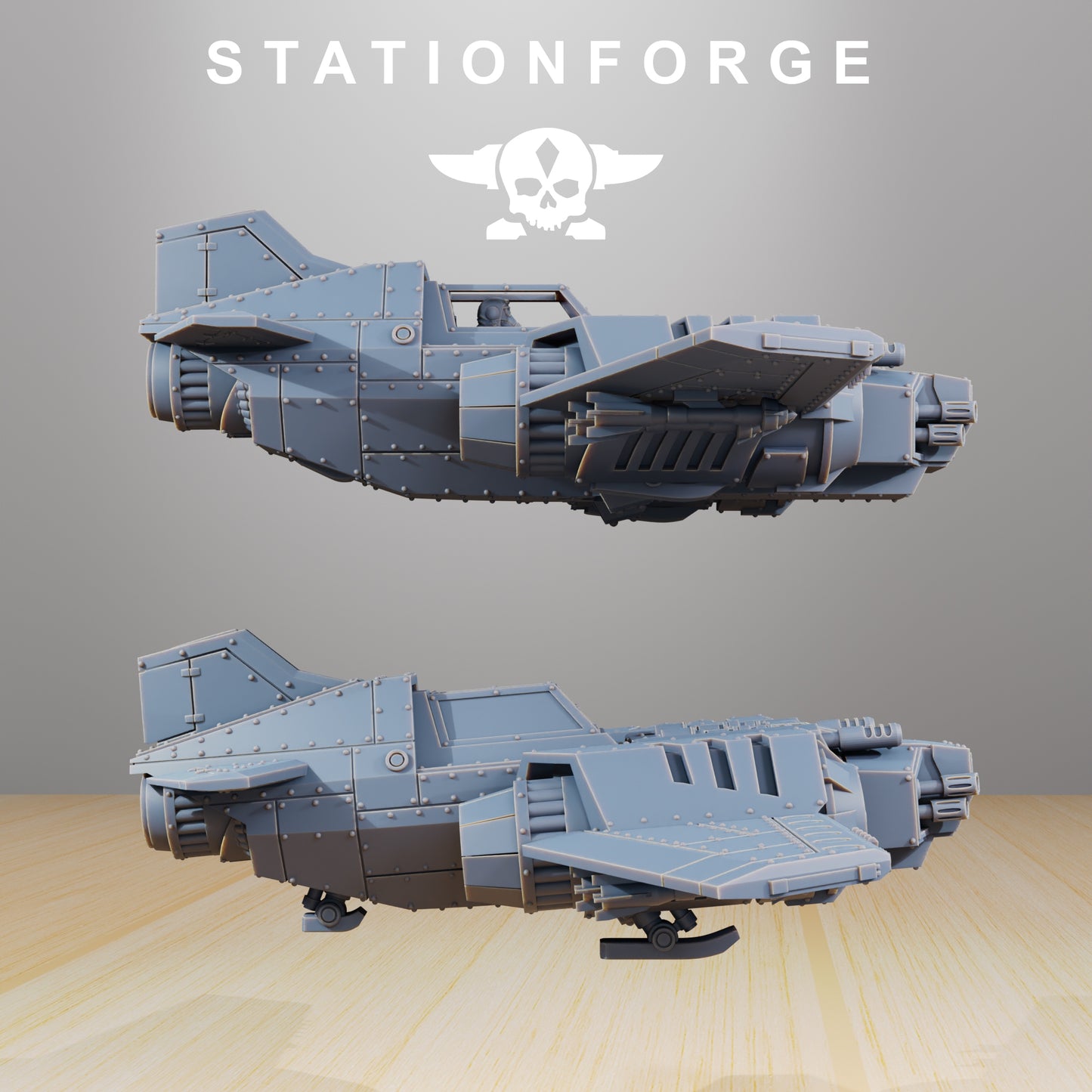 Photo du produit 28mm Tabletop Minis Stationforge : Avion de chasse
