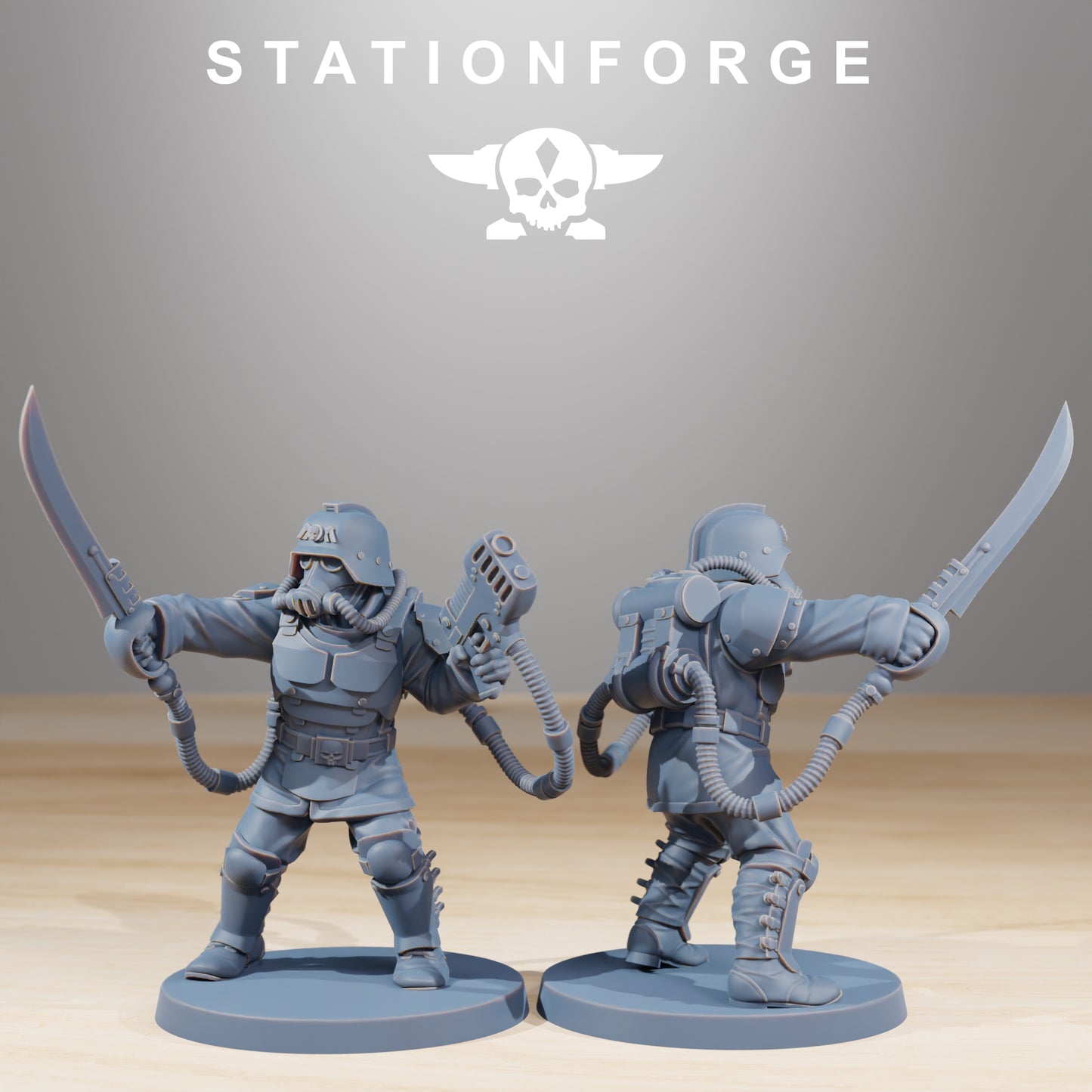 Photo du produit 28mm Tabletop Minis Stationforge : Commandos