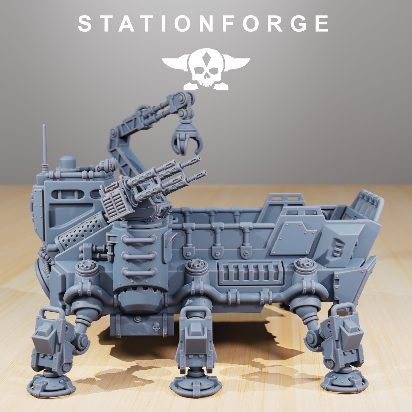 Photo du produit 28mm Tabletop Minis Stationforge : Tank de transport