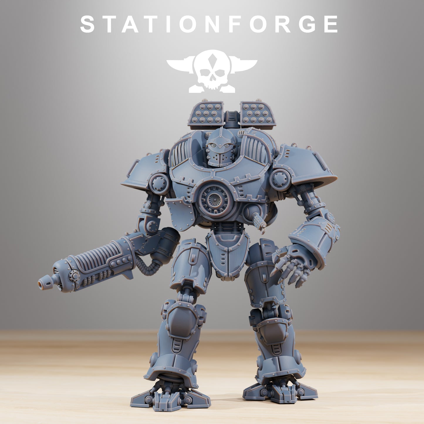 Photo du produit 28mm Tabletop Minis Stationforge : Defender MK2