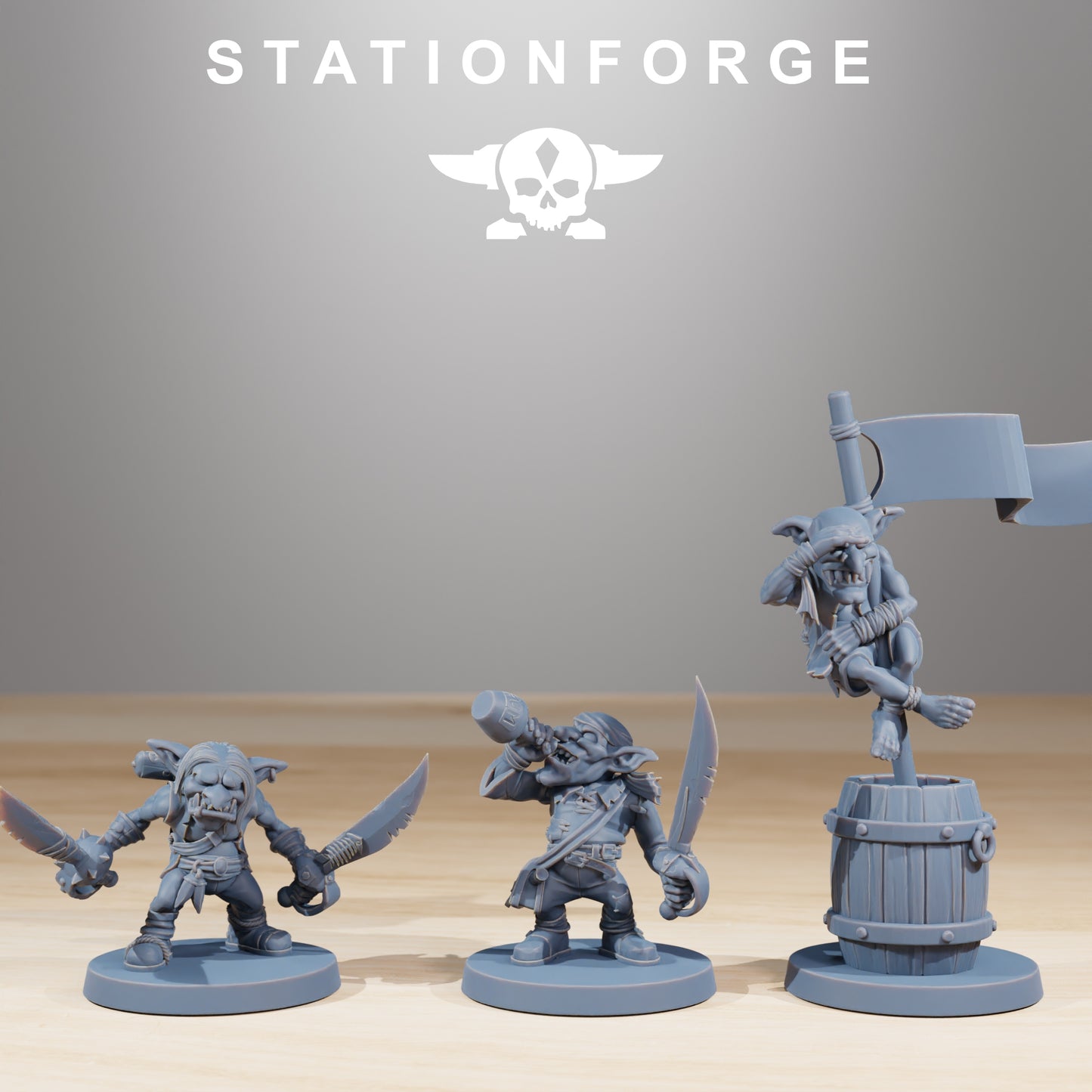 Photo du produit 28mm Tabletop Minis Stationforge : Pirates Gobs