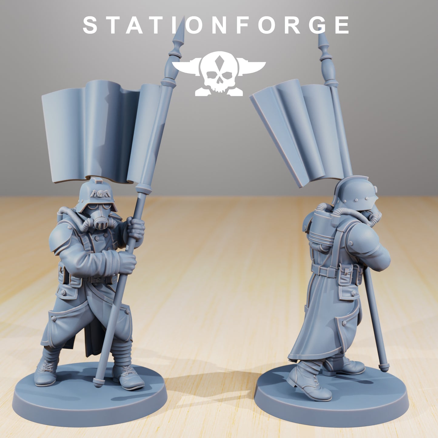 Photo du produit 28mm Tabletop Minis Stationforge : Force de Commandement