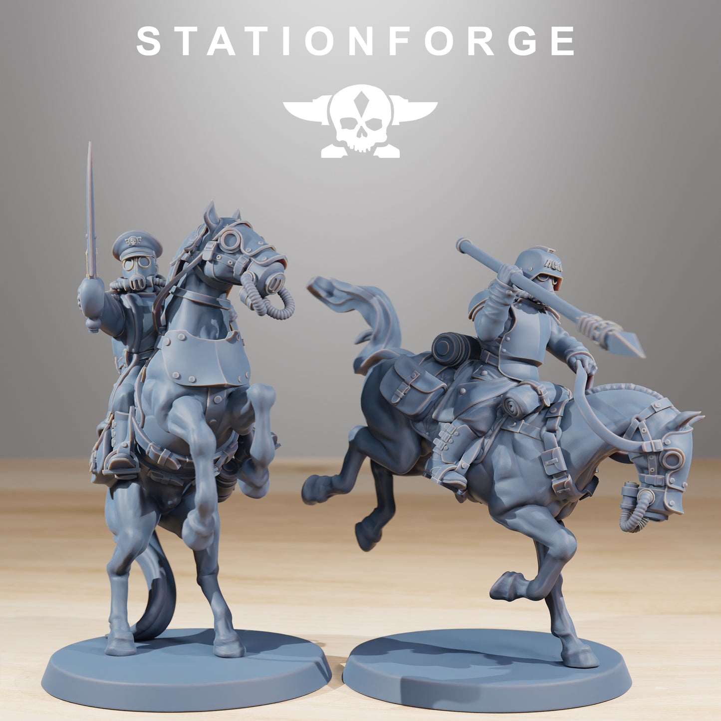 Photo du produit 28mm Tabletop Minis Stationforge : Cavalerie