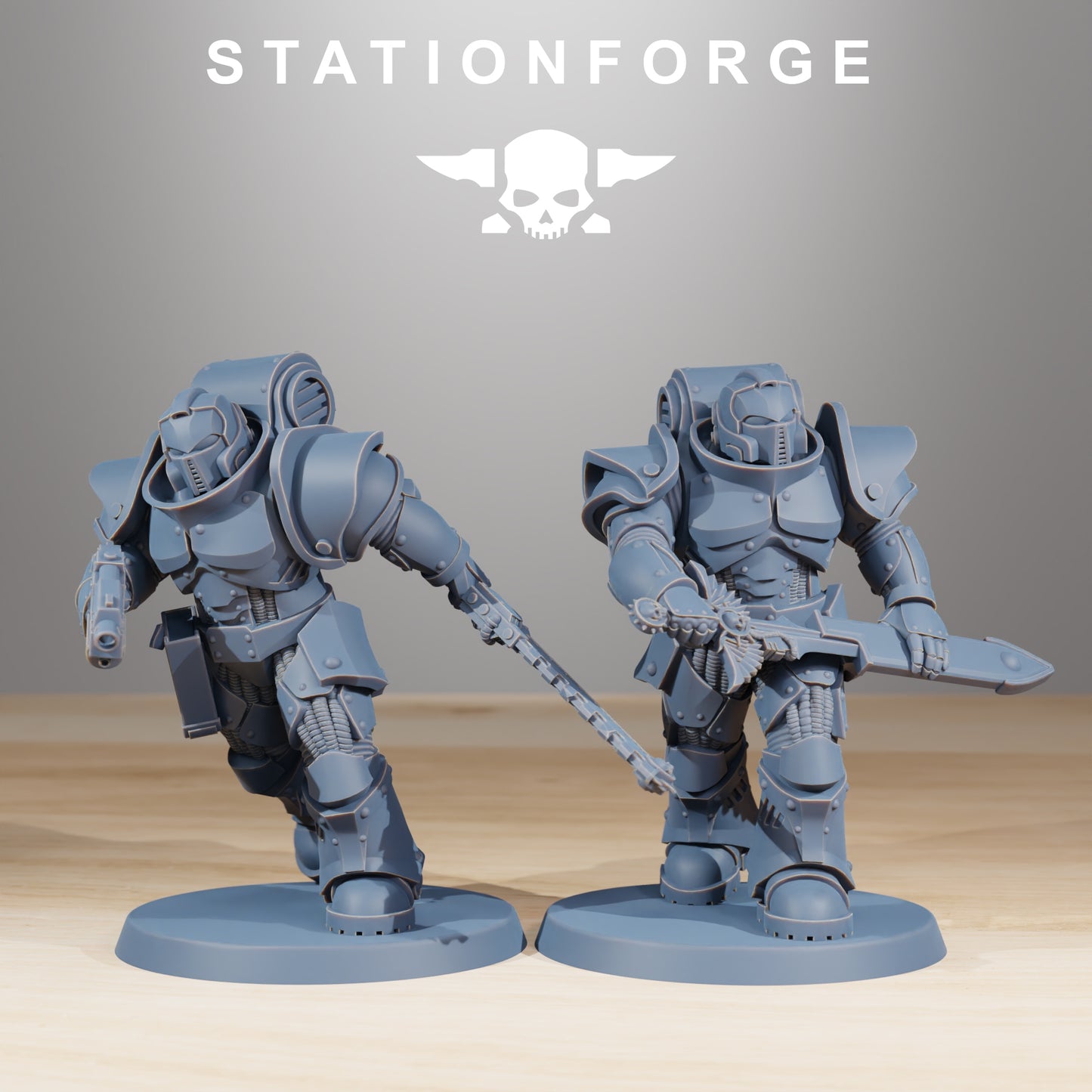 Photo du produit 28mm Tabletop Minis Stationforge : Infanterie de mêlée