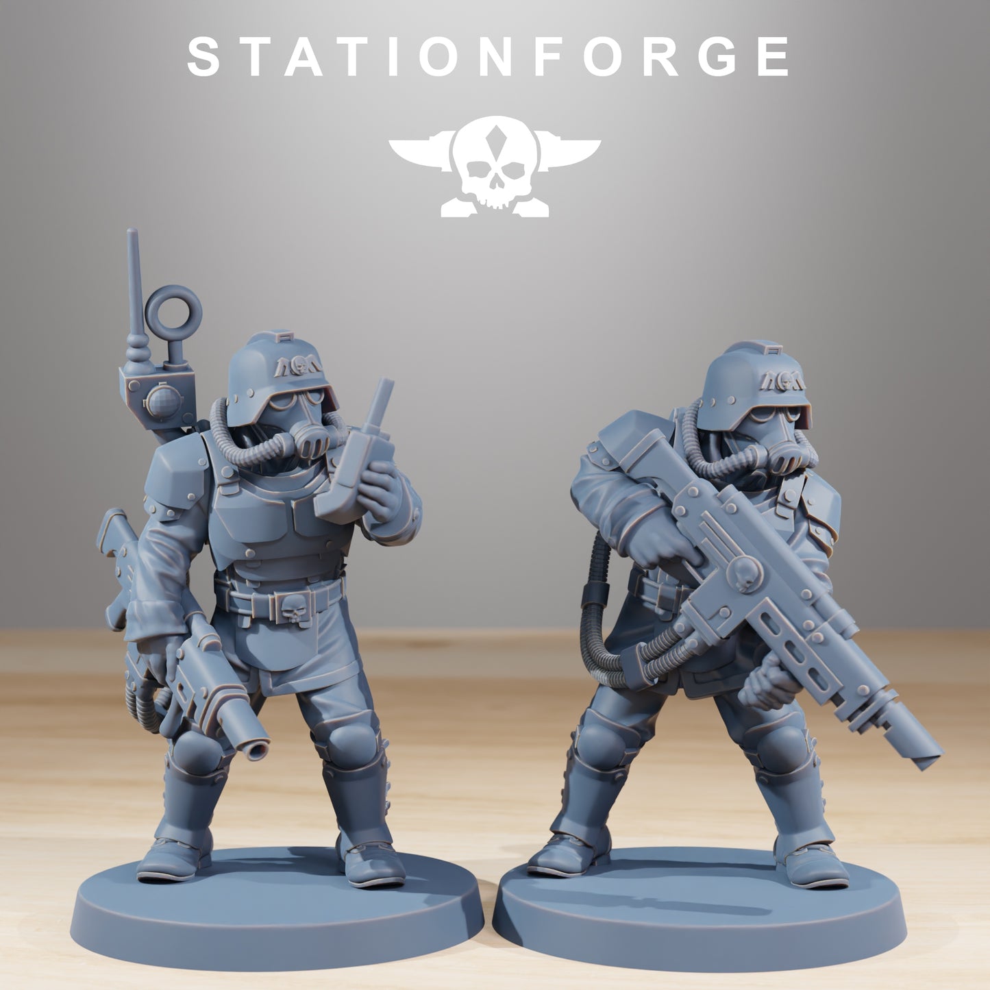 Photo du produit 28mm Tabletop Minis Stationforge : Commandos
