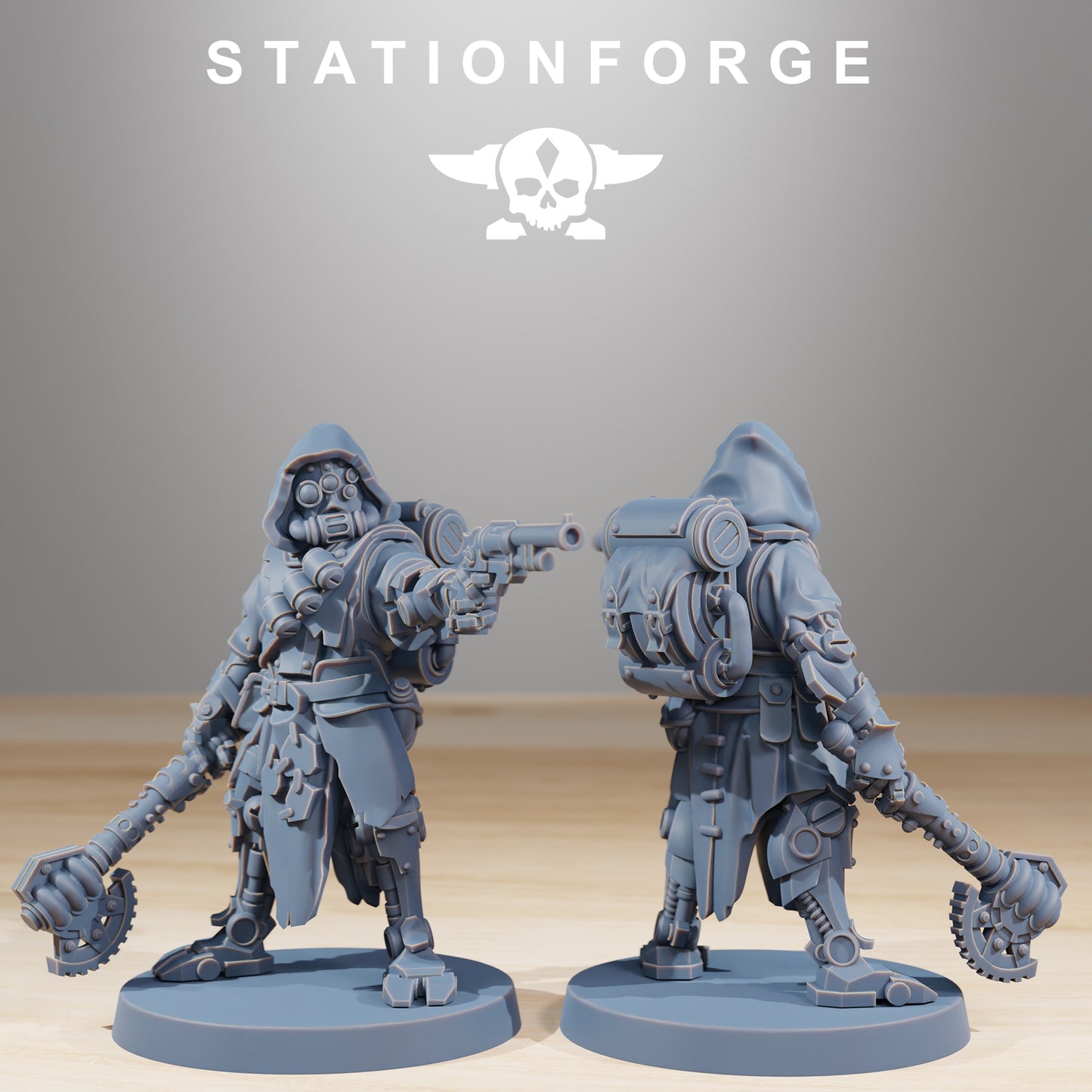 Photo du produit 28mm Tabletop Minis Stationforge : Kit de construction Rangers