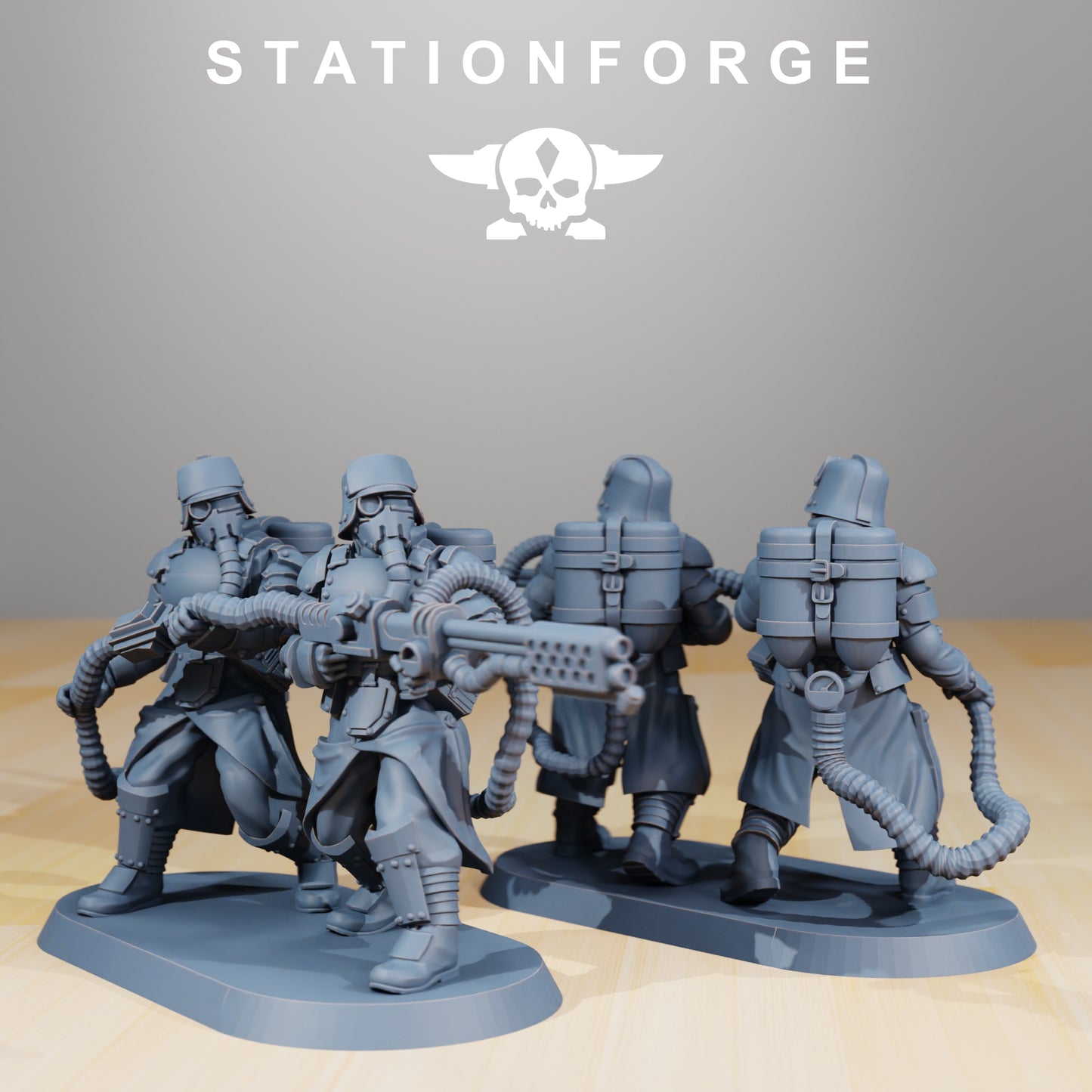 Photo du produit Minis de table 28mm Stationforge : Escouade blindée