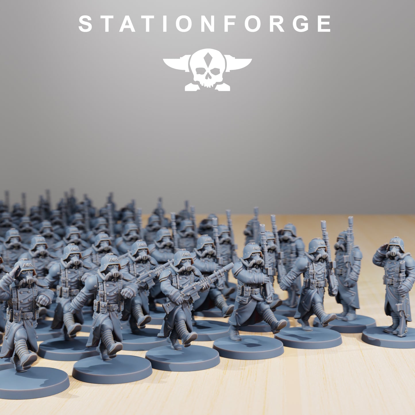 Photo du produit 28mm Tabletop Minis Stationforge : Postures de marche