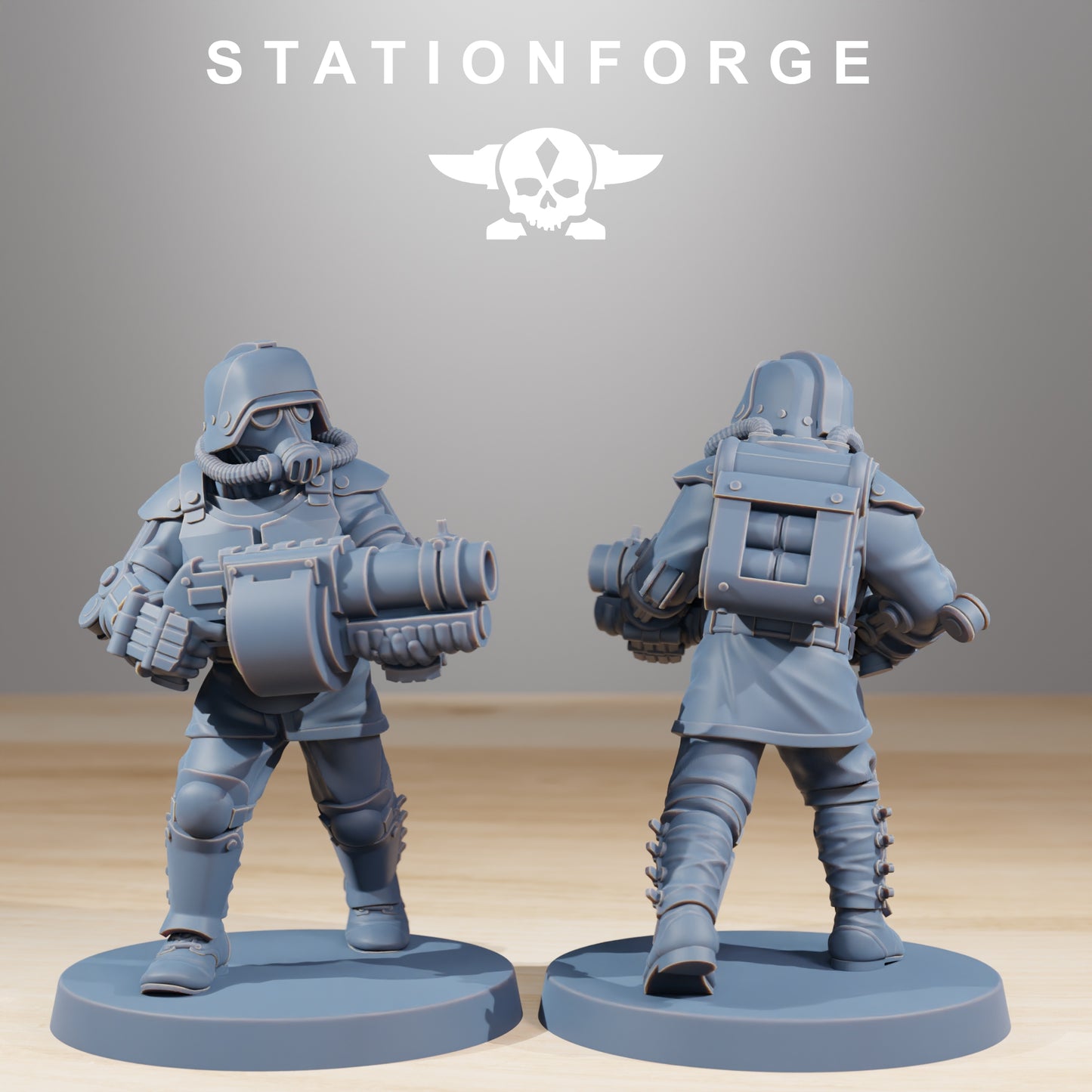 Photo du produit 28mm Tabletop Minis Stationforge : Commandos