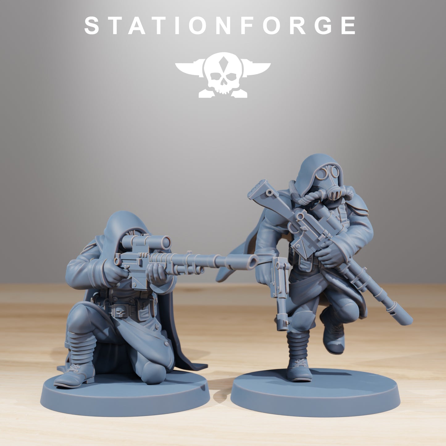 Photo du produit 28mm Tabletop Minis Stationforge : Tireurs d'élite