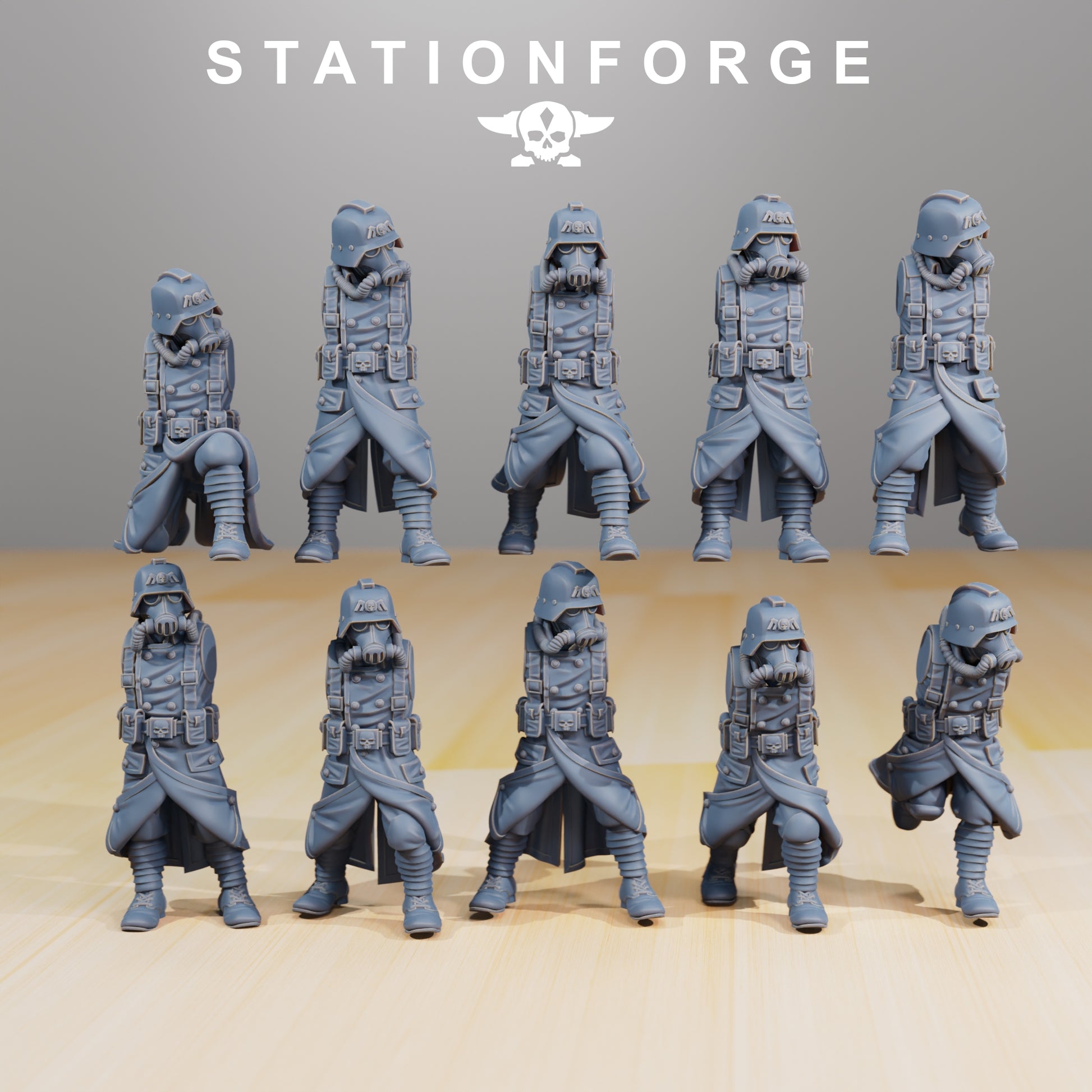 Photo du produit 28mm Tabletop Minis Stationforge : Constructeur d'infanterie