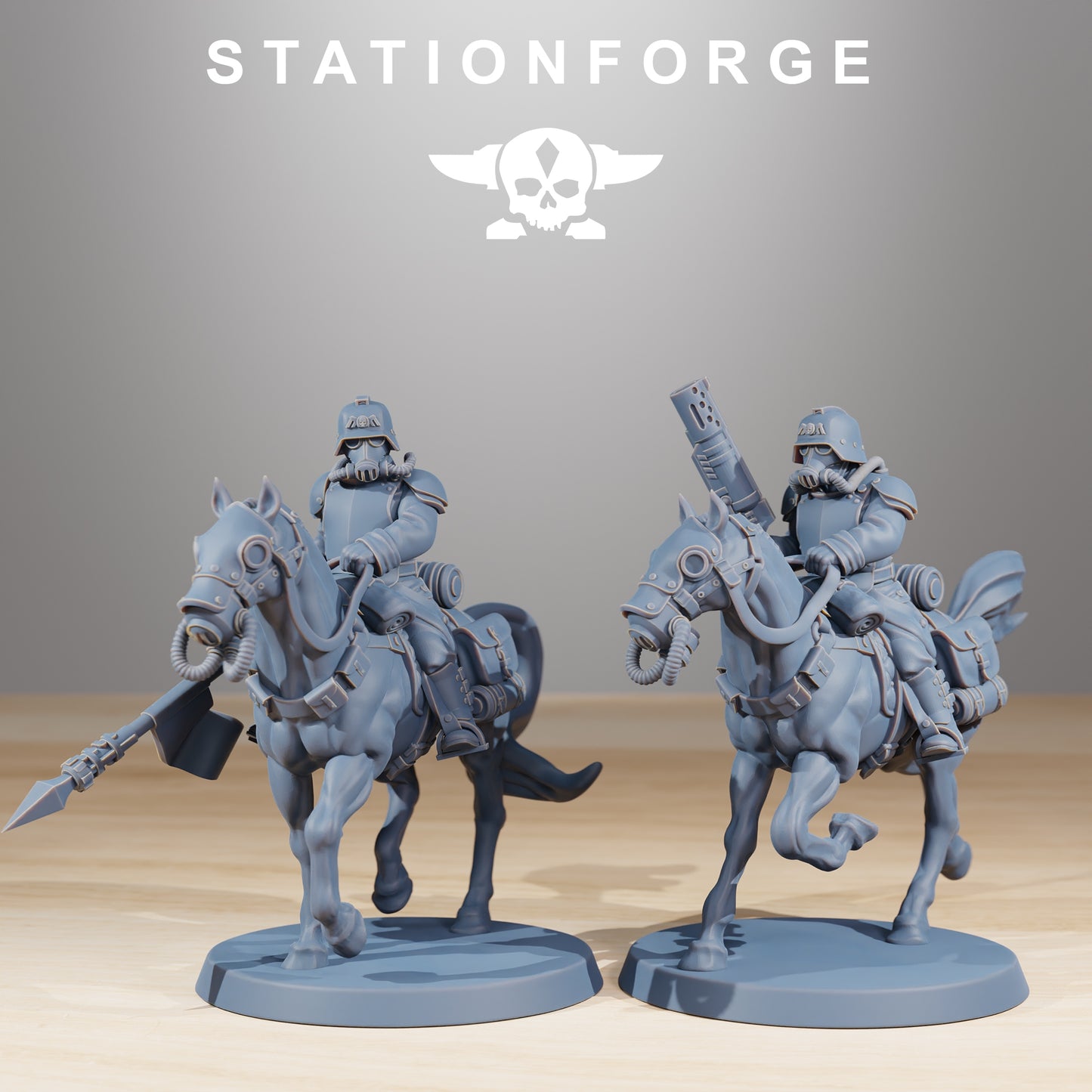 Photo du produit 28mm Tabletop Minis Stationforge : Cavalerie