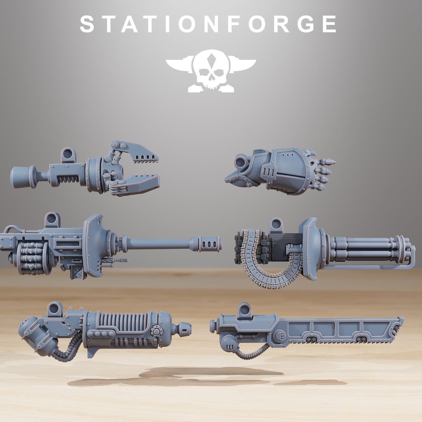 Photo du produit 28mm Tabletop Minis Stationforge : Defender MK2