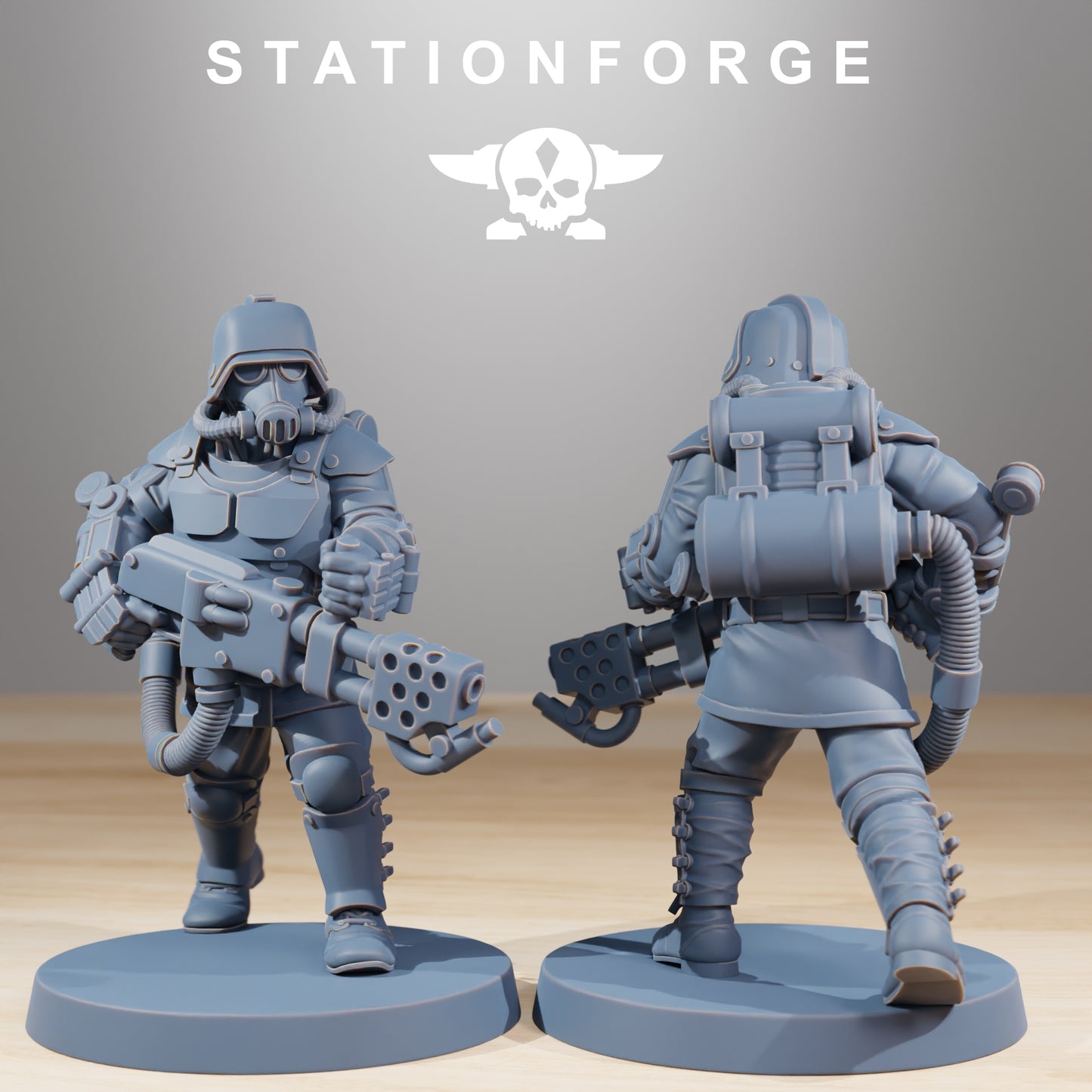 Photo du produit 28mm Tabletop Minis Stationforge : Commandos