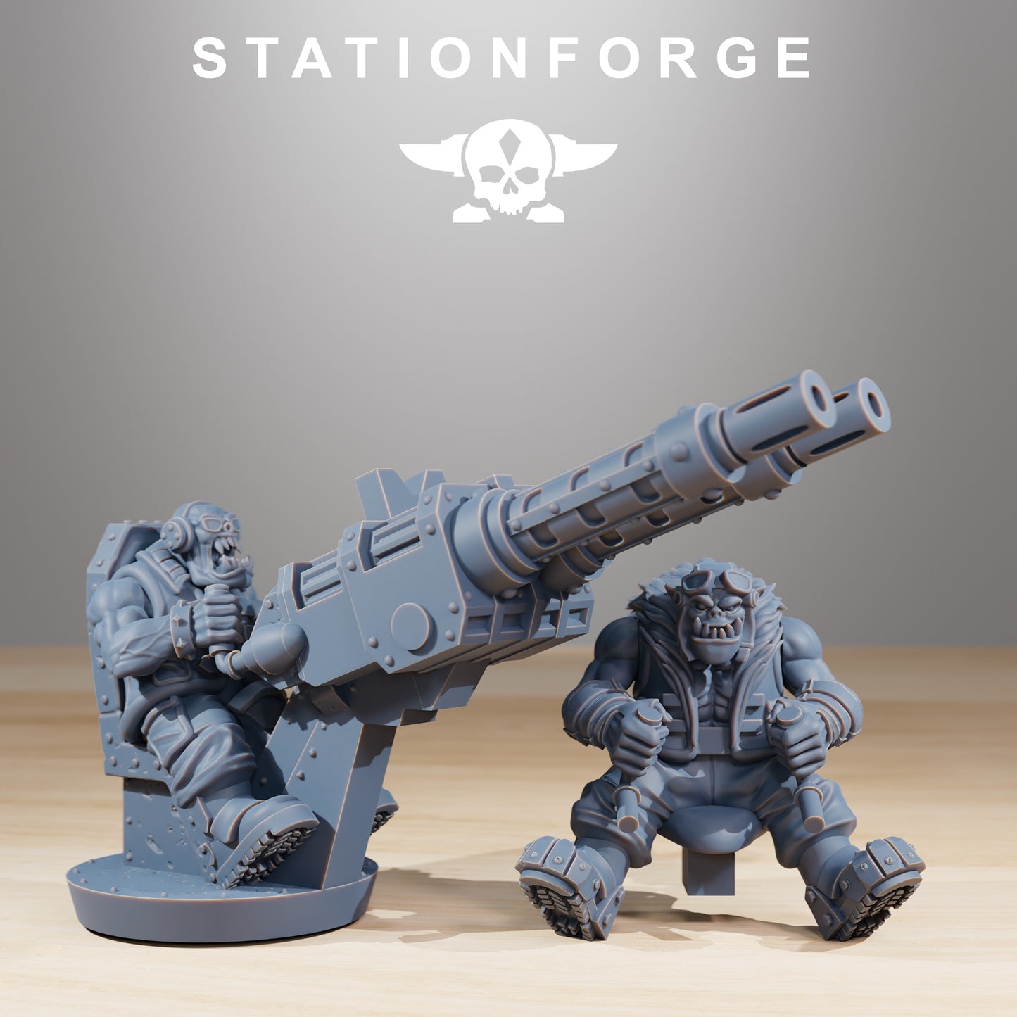 Photo du produit 28mm Tabletop Minis Stationforge : Ork Bomba