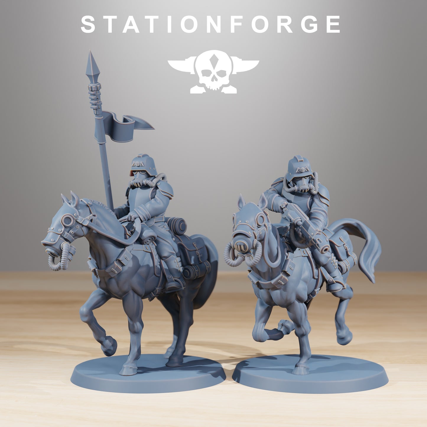 Photo du produit 28mm Tabletop Minis Stationforge : Cavalerie