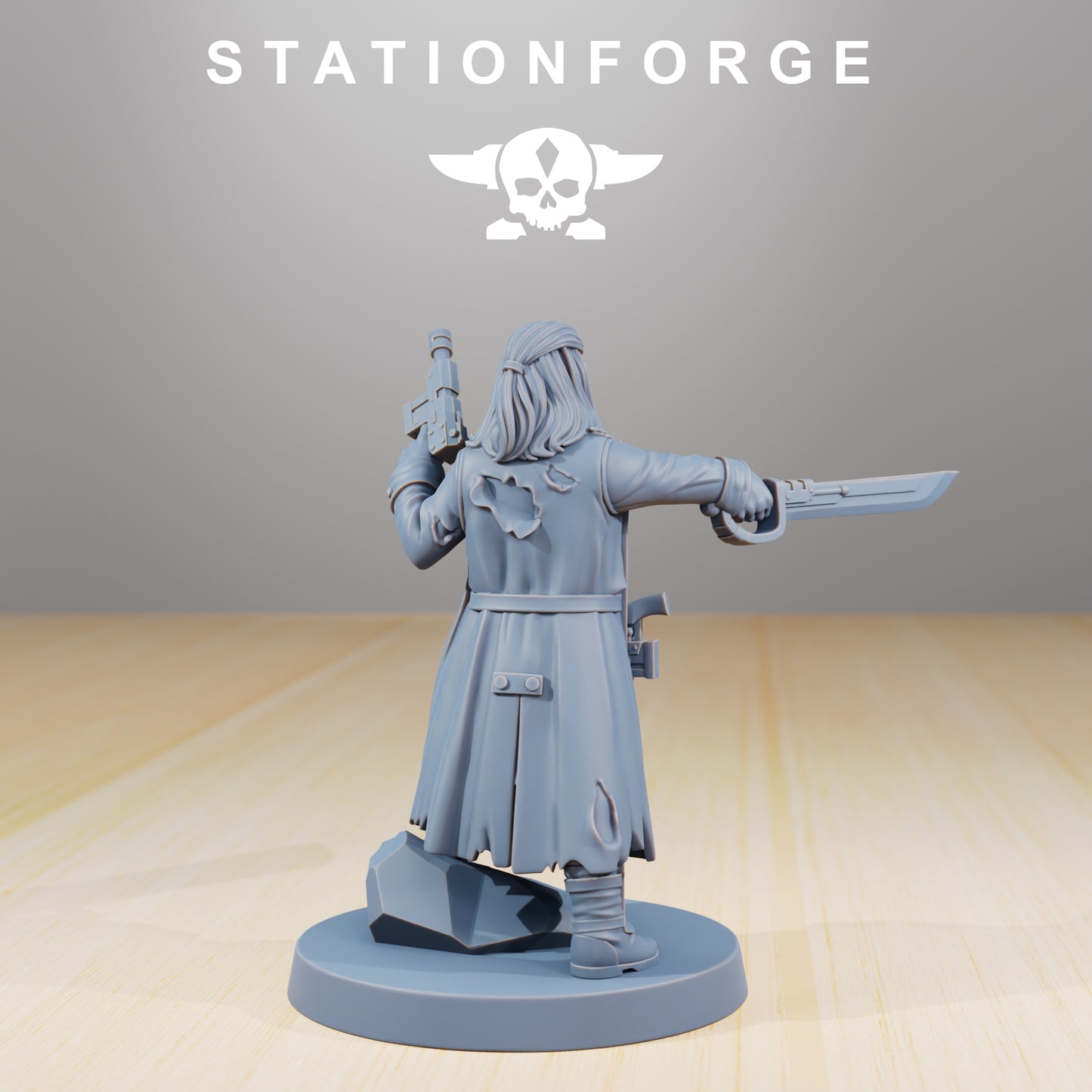 Photo du produit 28mm Tabletop Minis Stationforge : Camarades au feu de camp