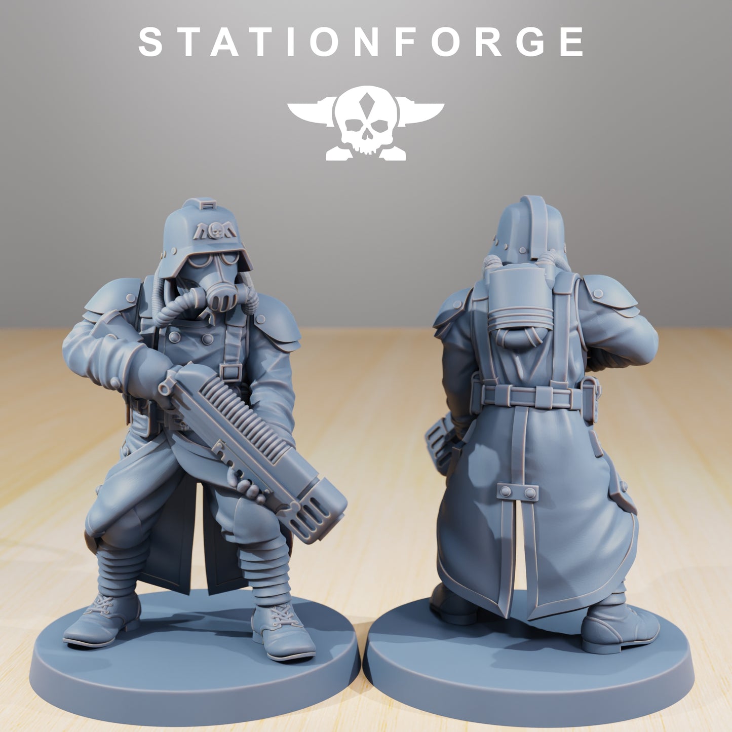 Photo du produit 28mm Tabletop Minis Stationforge : Force de Commandement