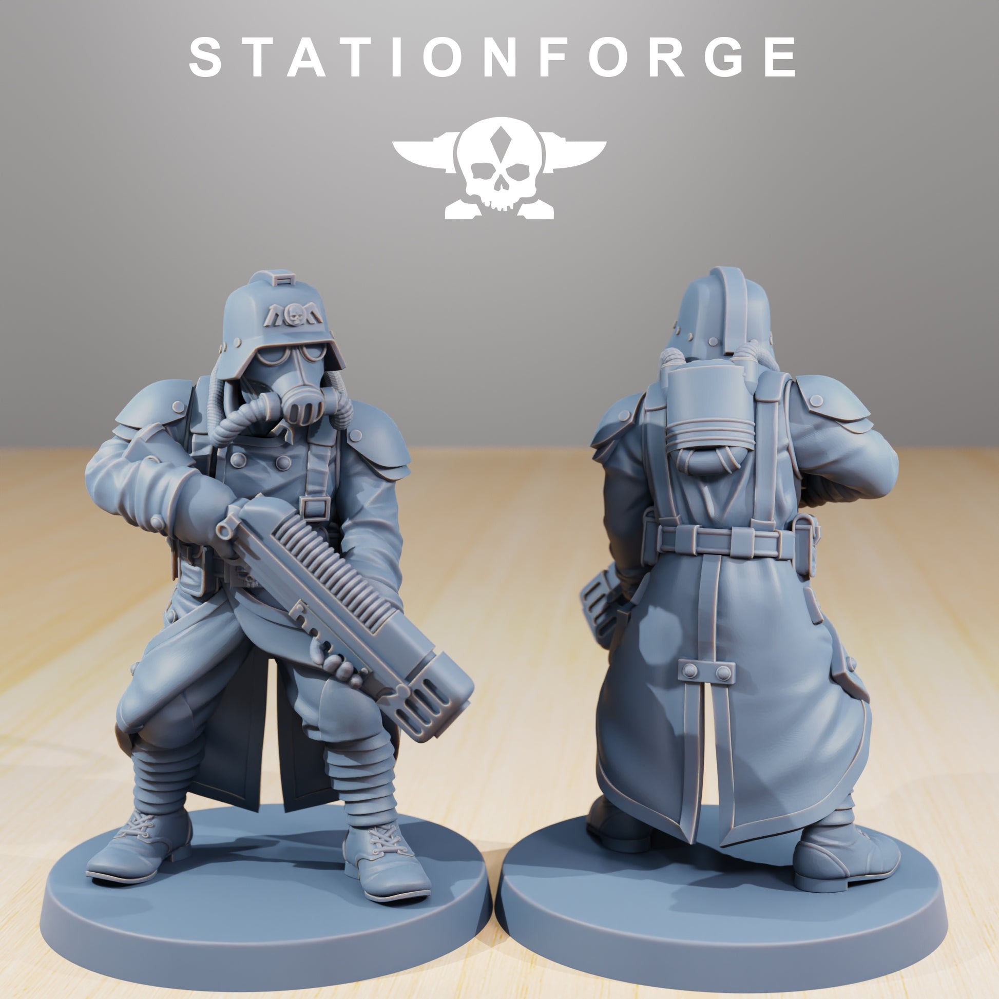 Photo du produit 28mm Tabletop Minis Stationforge : Force de Commandement