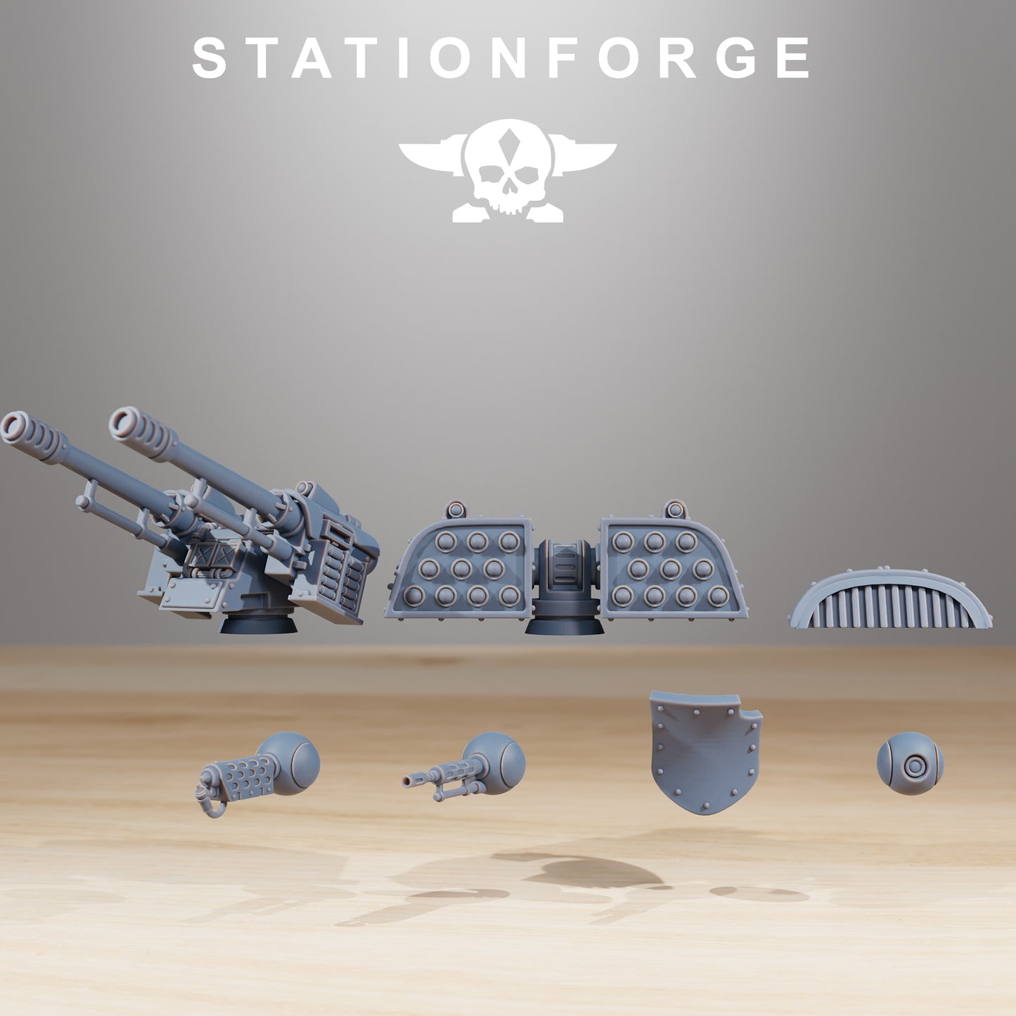 Photo du produit 28mm Tabletop Minis Stationforge : Defender MK2