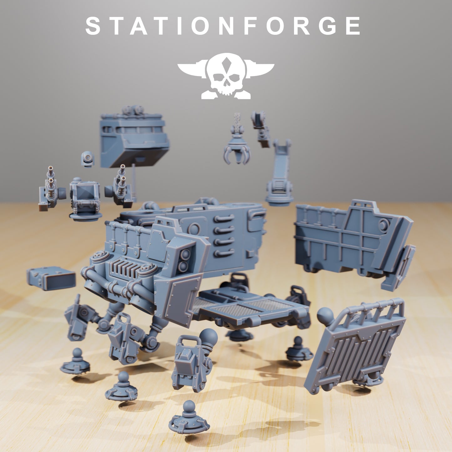 Photo du produit 28mm Tabletop Minis Stationforge : Tank de transport
